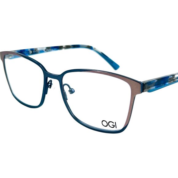 OGI Evolution 4326 Womens Metal Eyeglass Frame 2308 Shallow Blues 53-16 Italy main image 5